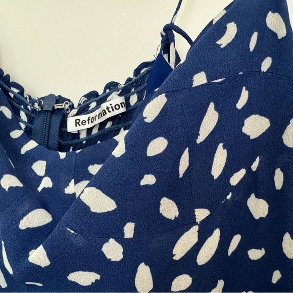 Reformation Kourtney Midi Slit Dress in Moray size 2 - Picture 11 of 14